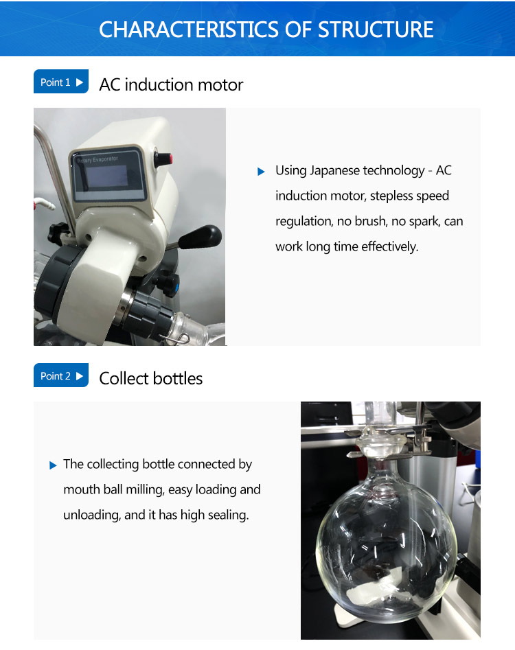 2l digital rotary evaporator