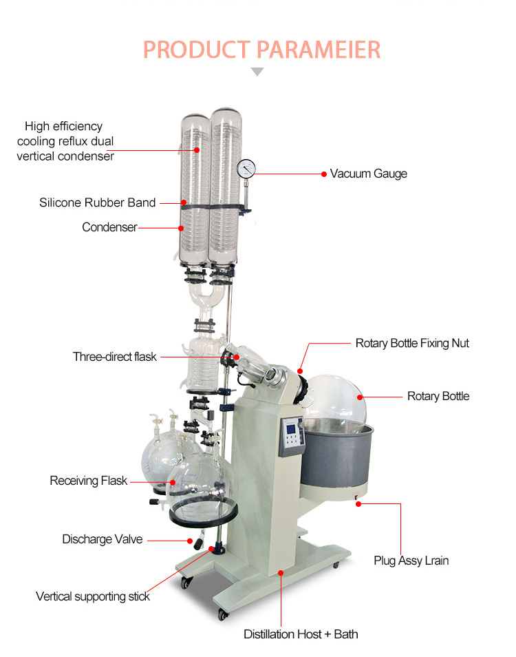 10l laboratory rotary evaporator