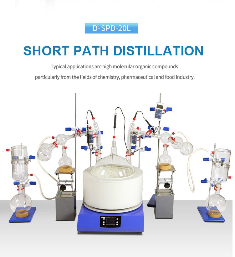 short path distillation equipment for sale