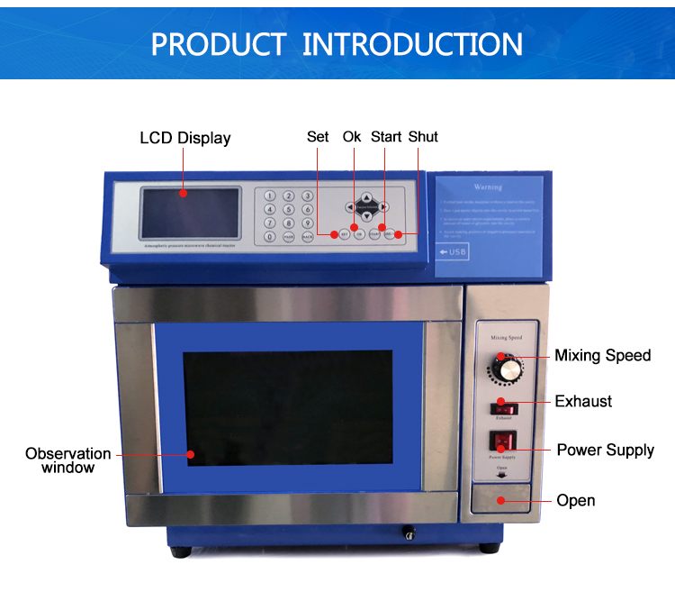 industrial microwave chemical reactor