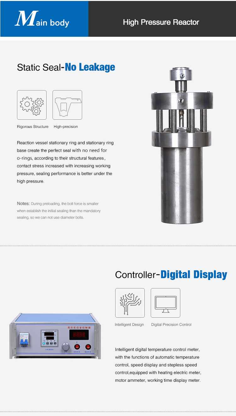 high pressure chemical reactor