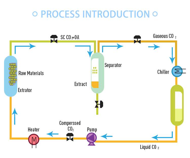 co2 supercritical extraction machine