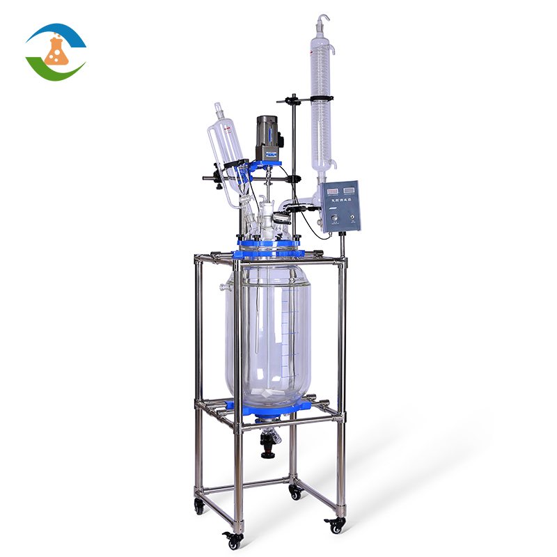 chemical laboratory glass reactor