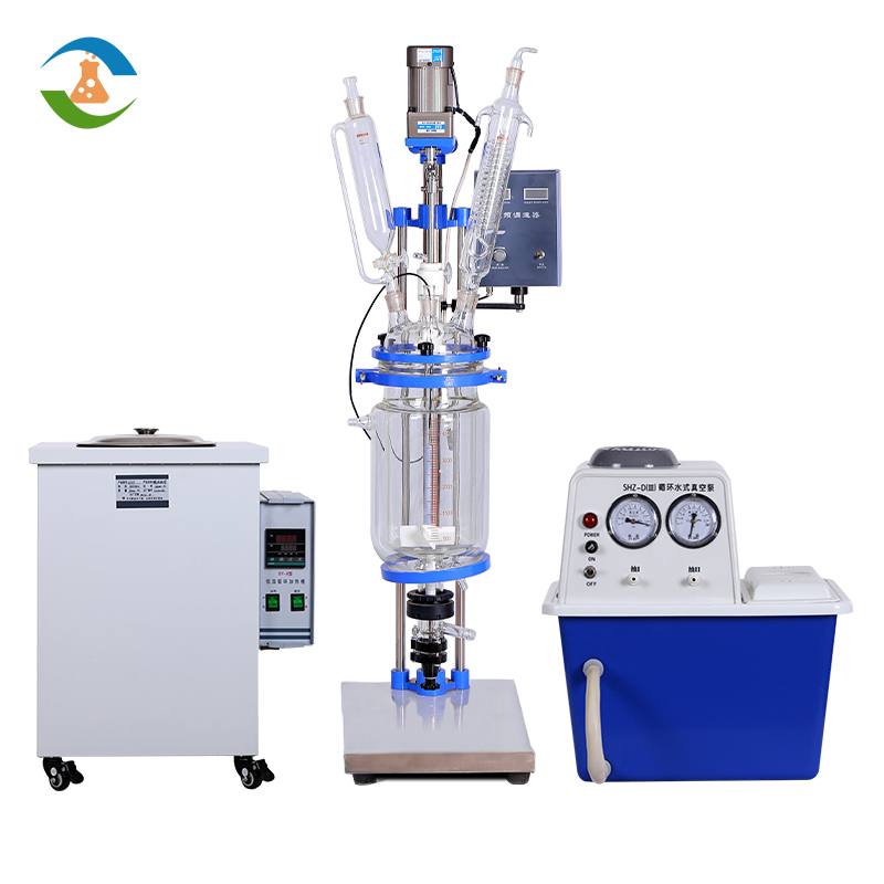 extraction equipment glass reactor