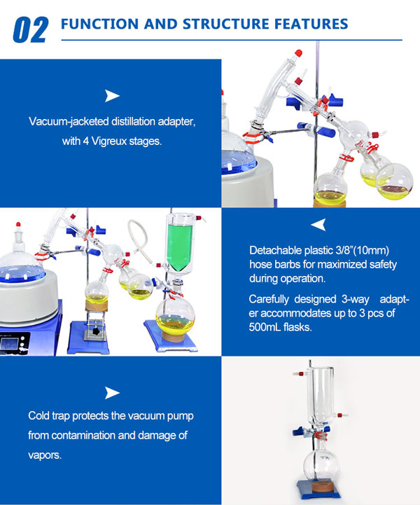 large scale short path distillation for sale