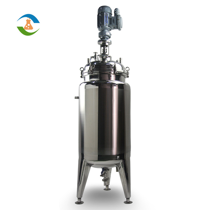 T-100L stainless steel jacketed reactor